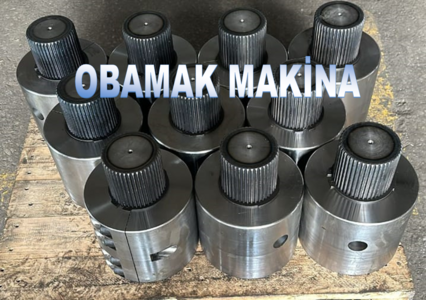 BETON SANTRALİ MİKSER KAPLİN VE FREZELİ MİLİ